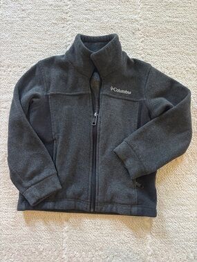 Columbia Kids Charcoal Gray Full-Zip Fleece Jacket